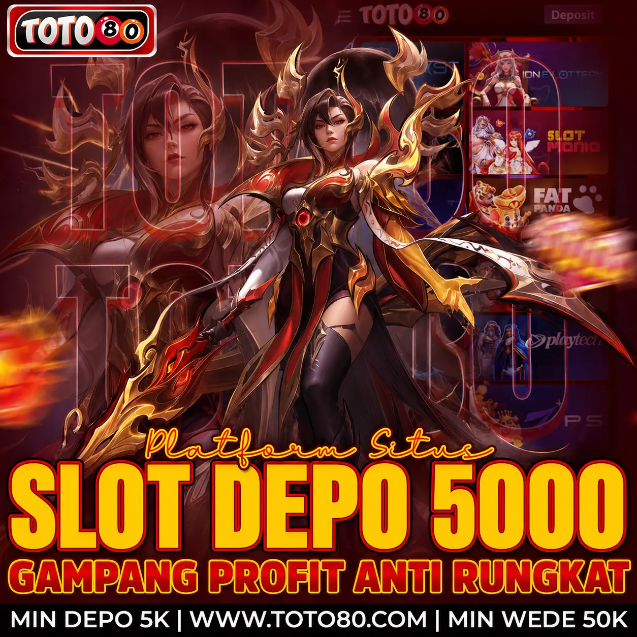 TOTO80 !! Situs Slot Deposit 5rb Anti Rungkat & Depo 5000 Gampang Profit